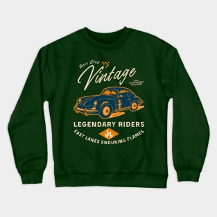 Race Club Vintage Legendary Riders Retro Car Racing Crewneck Sweatshirt